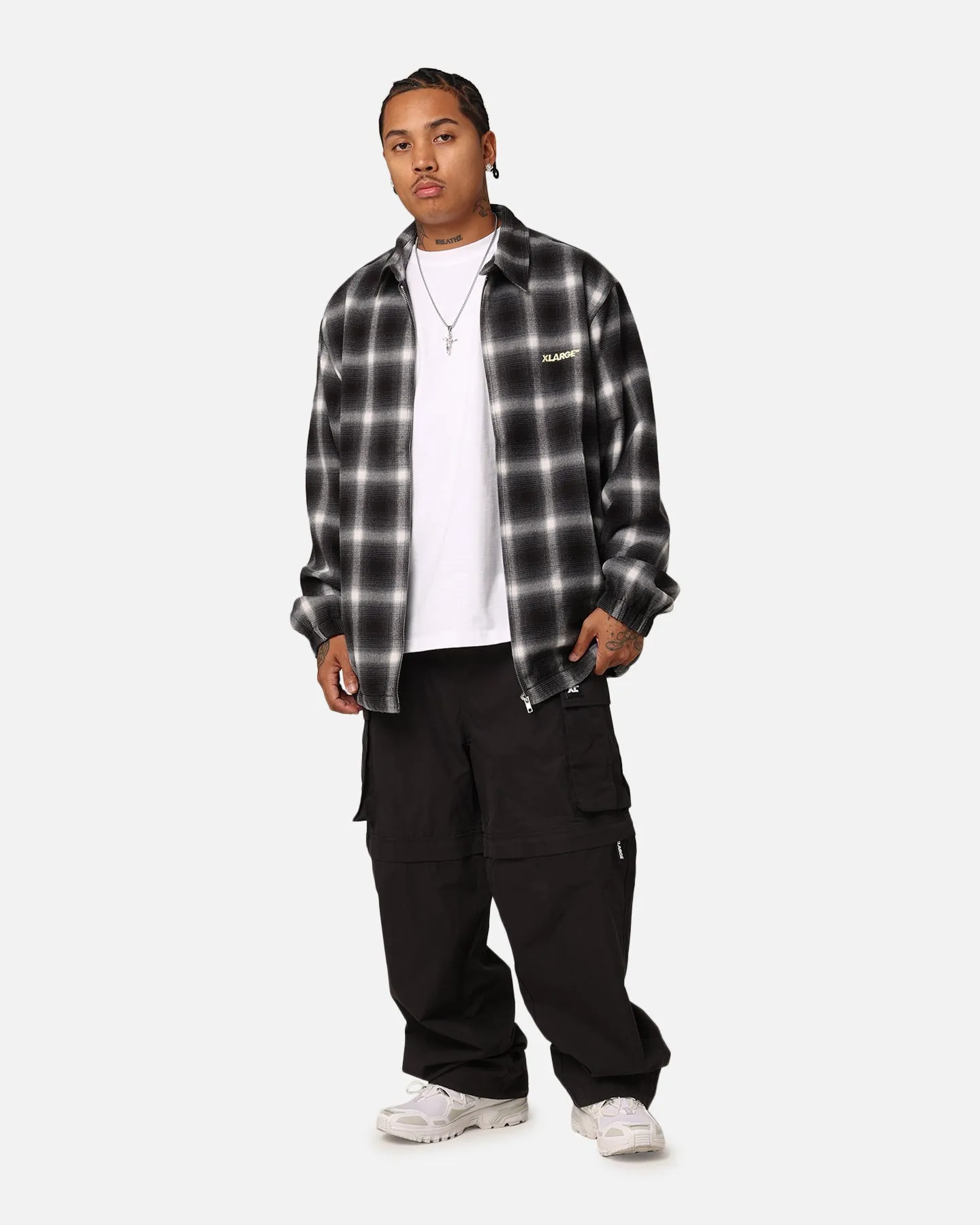 X-Large Nyco Cargo Convertible Pants Black