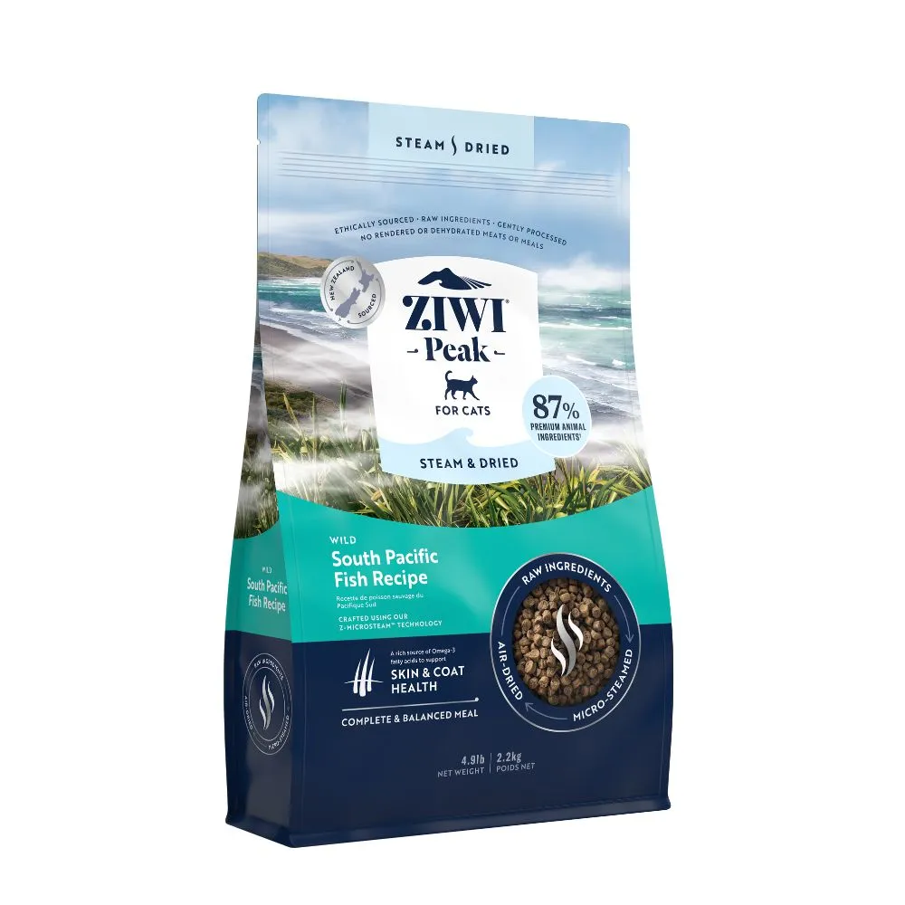 Ziwi Peak Cat Steam & Dried South Pacific Fish 2.2kg